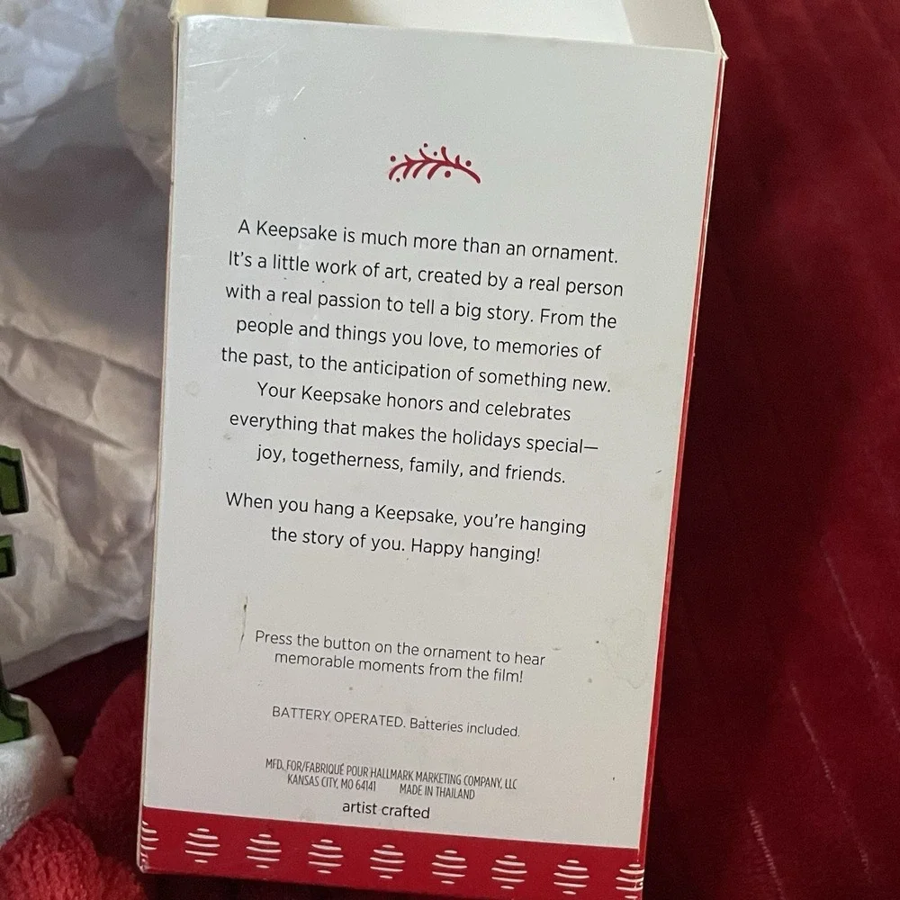 Hallmark Keepsake Buddy the Elf Ornament Will Ferrell 2017 Sound Magic